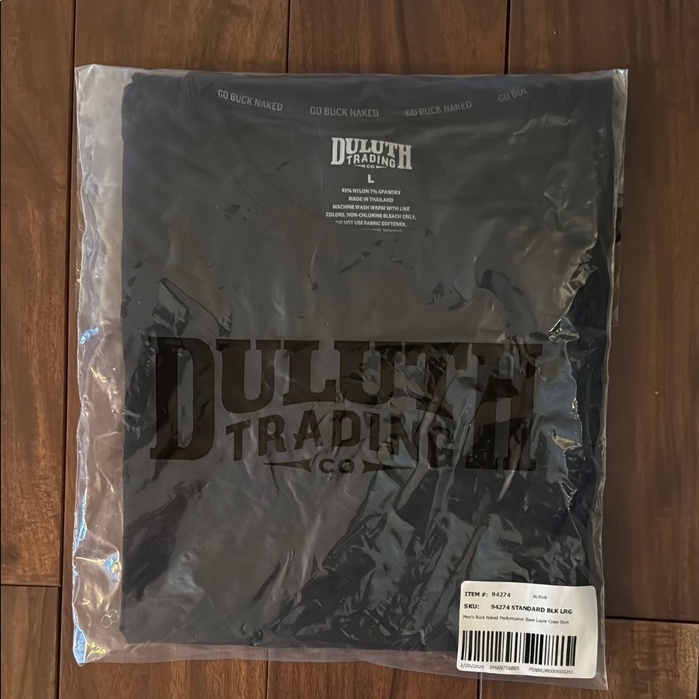 2 Men's Buck Naked Base Layer Crew Shirts - Duluth Trading Company - Picture 5 of 6